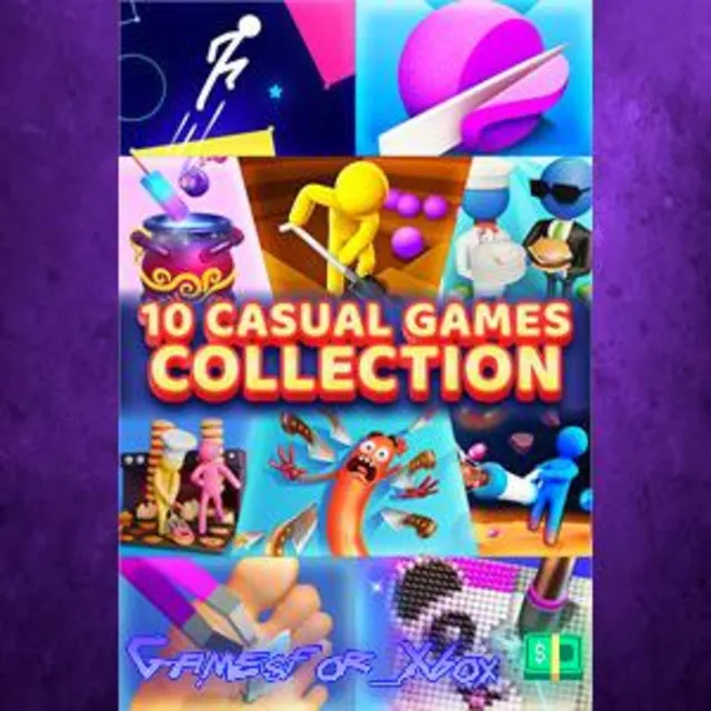☀️10 Casual Games Collection XBOX