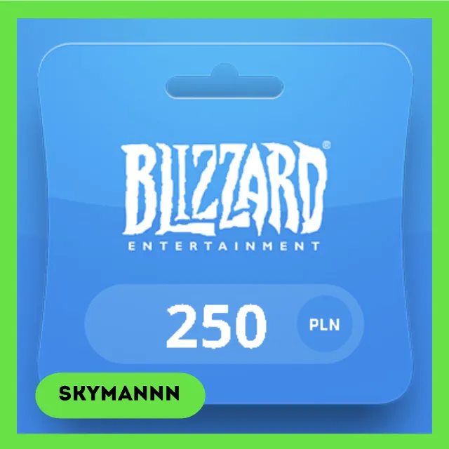 Карта Blizzard Battle.net 250 PLN Польша АВТО 24/7