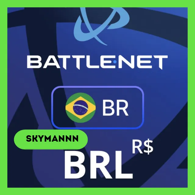 Карта Blizzard Battle.net 150 BRL Бразилия АВТО 24/7