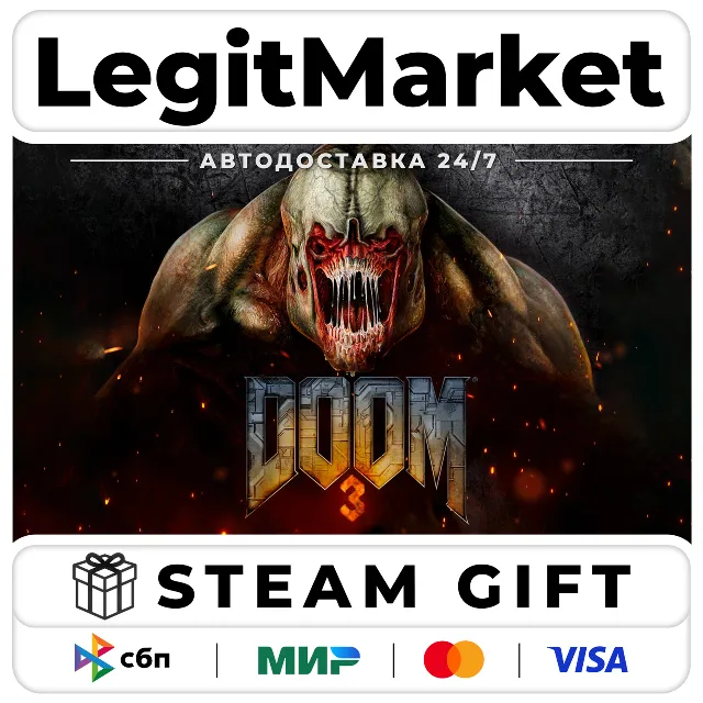 DOOM 3 / Steam АВТО / РУ + МИР