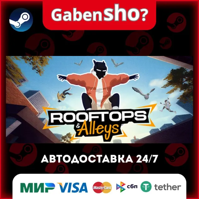 Rooftops &amp; Alleys: The Parkour Game СТИМ Steam Gift