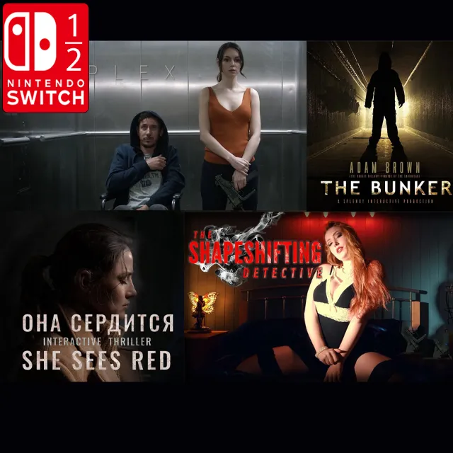 Сборник ИНТЕРАКТИВНЫЕ ФИЛЬМЫ (5 игр) | Nintendo Switch 1/2
