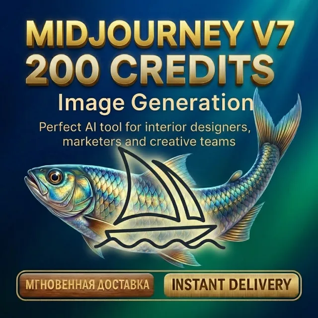 Midjourney V7 — 200 Кредитов