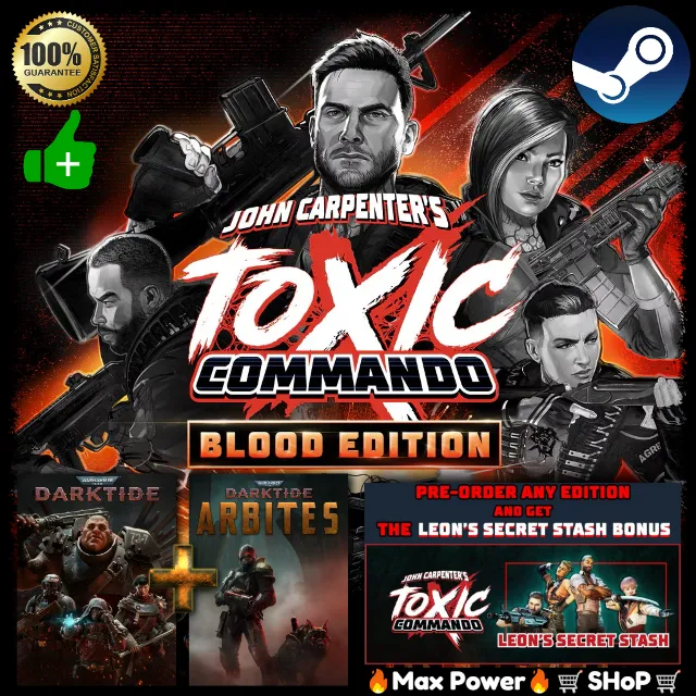 Онлайн John Carpenter's Toxic Commando Blood Edition Все DLC +Warhammer: Darktide+DLC