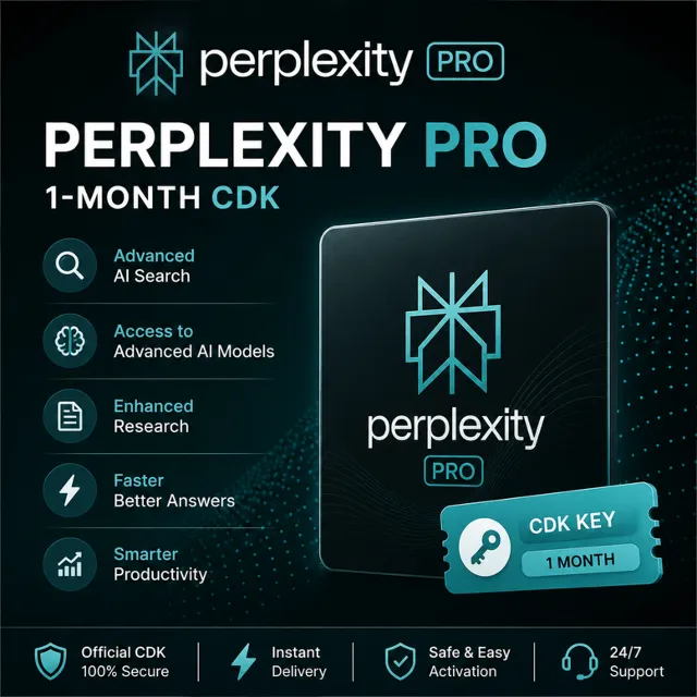 Perplexity Pro (1 месяц) | Официальный ключ активации | Привязка к вашему аккаунту |