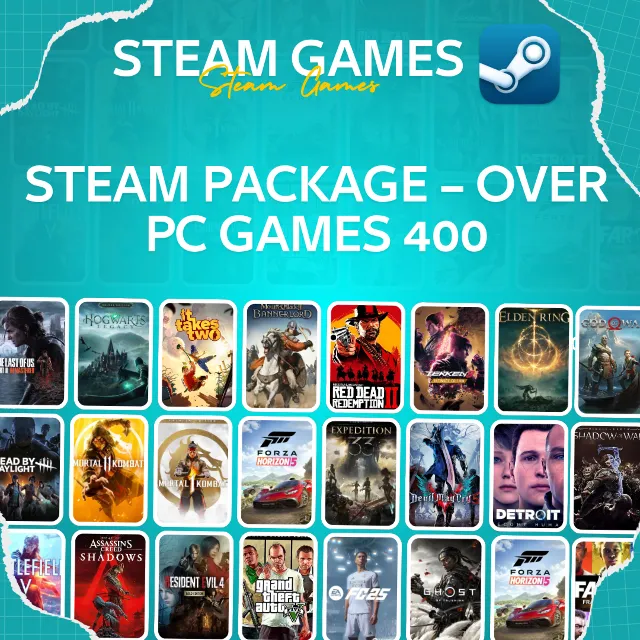 🎮 Steam Package Offline Accounts | 400+ PC Games | Crimson Desert,FH6,GTA V &amp; More