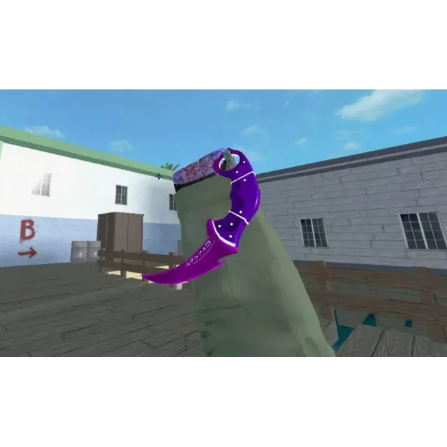 Roblox (только Twin Atlas) Twitch Karambit Knife DLC (предмет - нож)