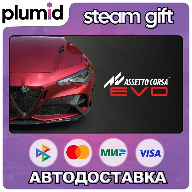 Assetto Corsa EVO Steam Gift / Россия + МИР / АВТО