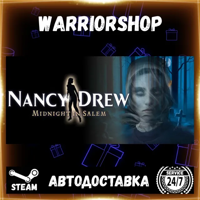 Nancy Drew®: Midnight in Salem Выбор Региона Стим STEAM GIFT АВТО 24/7 ГАРАНТИЯ