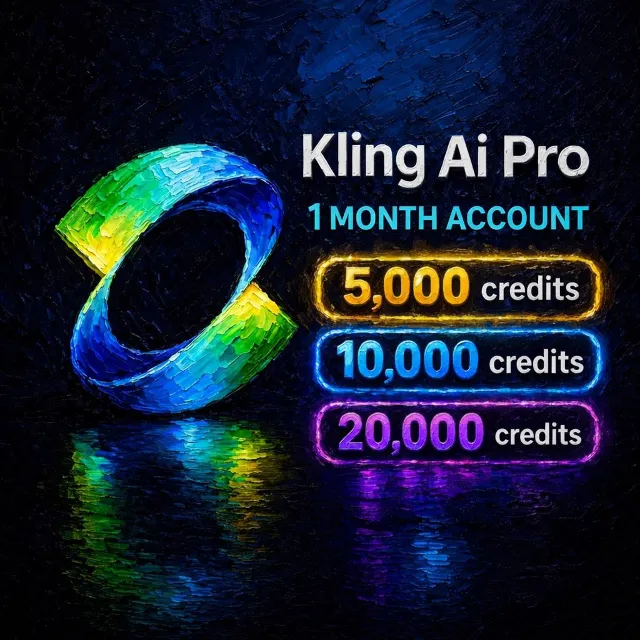 Kling AI PRO Персональный Аккаунт с Кредитами | 1 Месяц