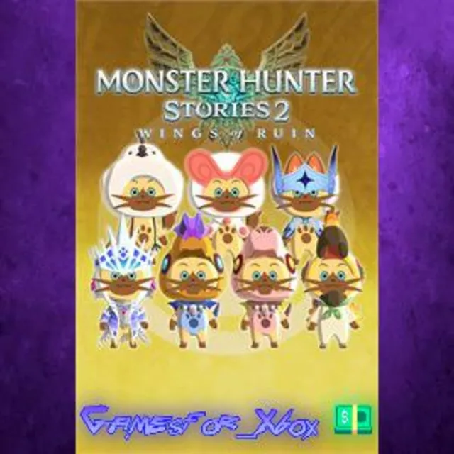☀️Monster Hunter Stories 2 Wings of Ruin - Navirou Outfit Bundle XBOX DLC
