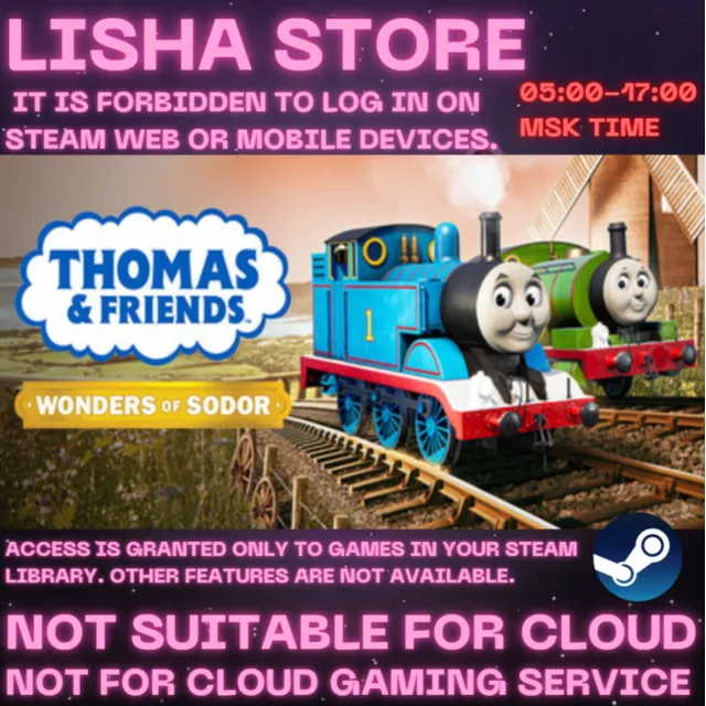 Thomas &amp; Friends : Wonders of Sodor - STANDART Edition Стим Оффлайн На 90 дней