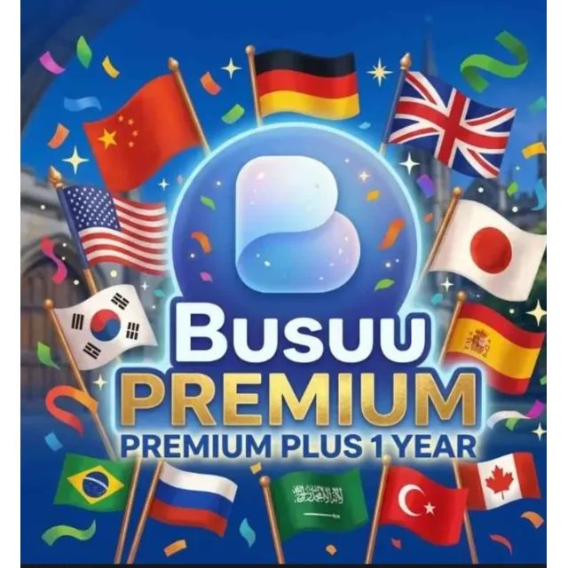 BUSUU PREMIUM | PREMIUM PLUS на 12 месяцев на вашем аккаунте