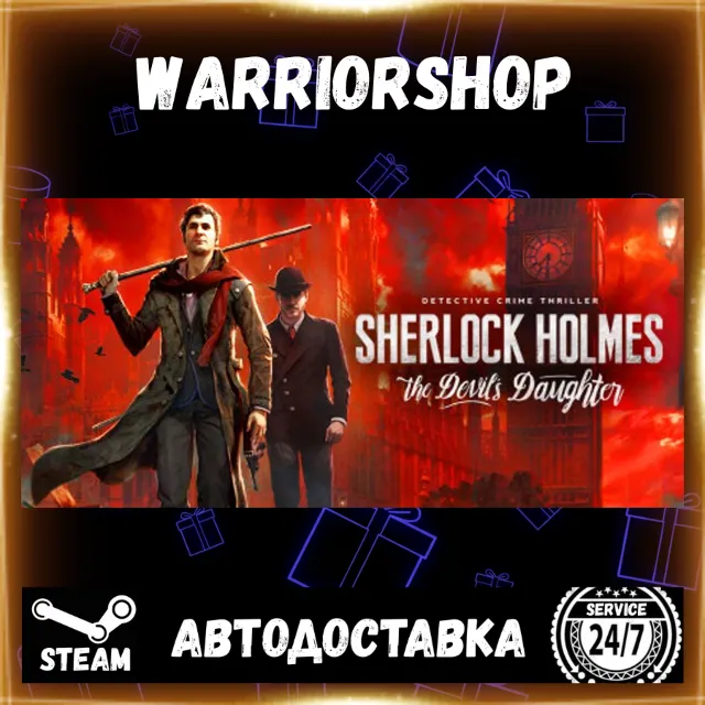 Sherlock Holmes: The Devil's Daughter Выбор Региона Стим STEAM GIFT АВТО 24/7 ГАРАНТИ