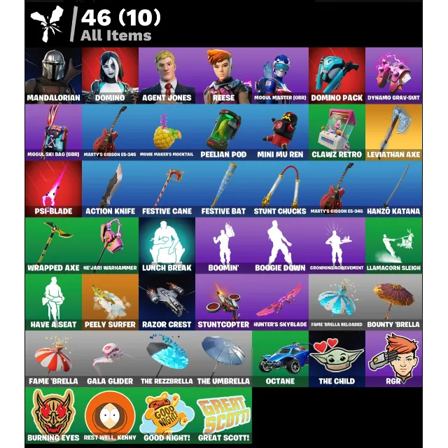 FN (ALL PLATFORMS) Leviathan Axe |СМЕНА ПОЧТЫ | 5 skins (2 paid) | 500 VB