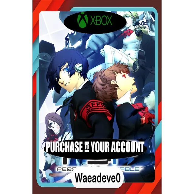Persona 3 Portable Xbox – Purchase for Your Account