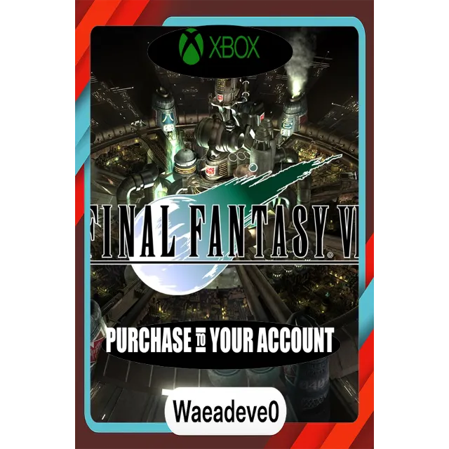 FINAL FANTASY VII Xbox – Purchase for Your Account