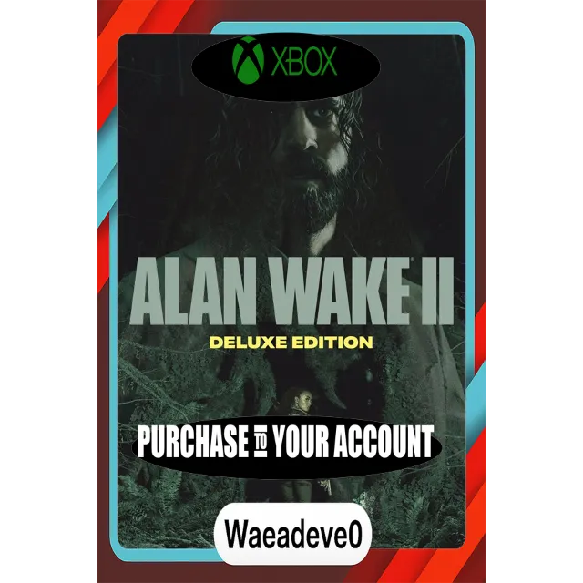 Alan Wake 2 Deluxe Edition Xbox – Purchase for Your Account