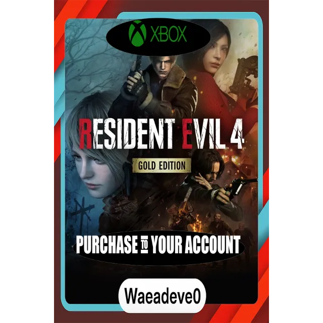 Resident Evil 4 Gold Edition Xbox – Purchase for Your Account