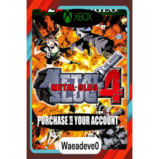ACA NEOGEO METAL SLUG 4 Xbox – Purchase for Your Account