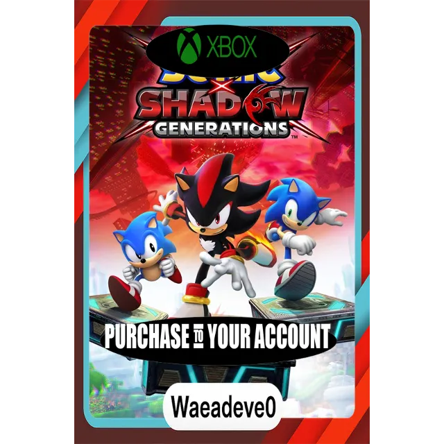 Edición digital Deluxe de SONIC X SHADOW GENERATIONS Xbox – Purchase for Your Account