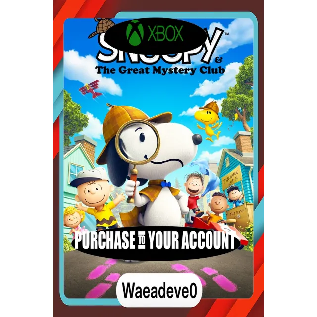 Snoopy &amp; The Great Mystery Club Xbox – Purchase for Your Account