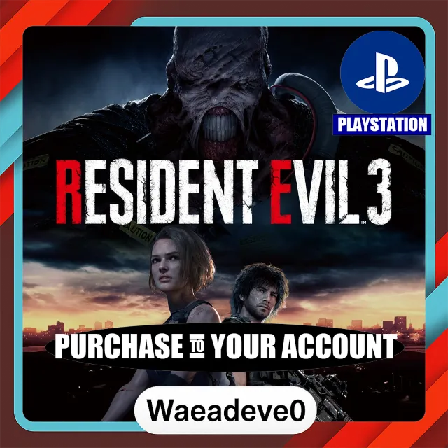 RESIDENT EVIL 3 – PlayStation (PSN) – Purchase in Your Account