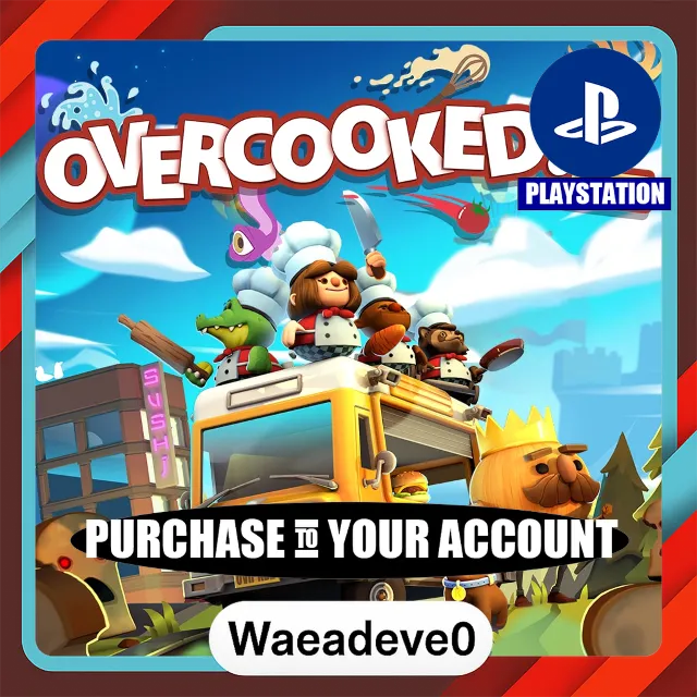 Overcooked! 2 – PlayStation (PSN) – Purchase in Your Account