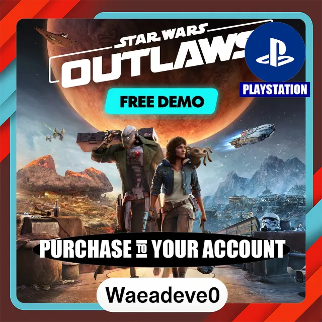 Star Wars Outlaws – PlayStation (PSN) – Purchase in Your Account