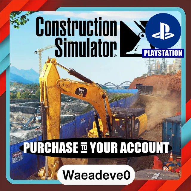 Construction Simulator – PlayStation (PSN) – Purchase in Your Account