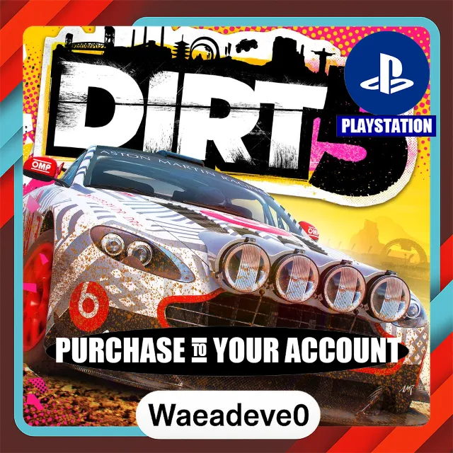 DIRT 5 PS4 &amp; PS5 – PlayStation (PSN) – Purchase in Your Account