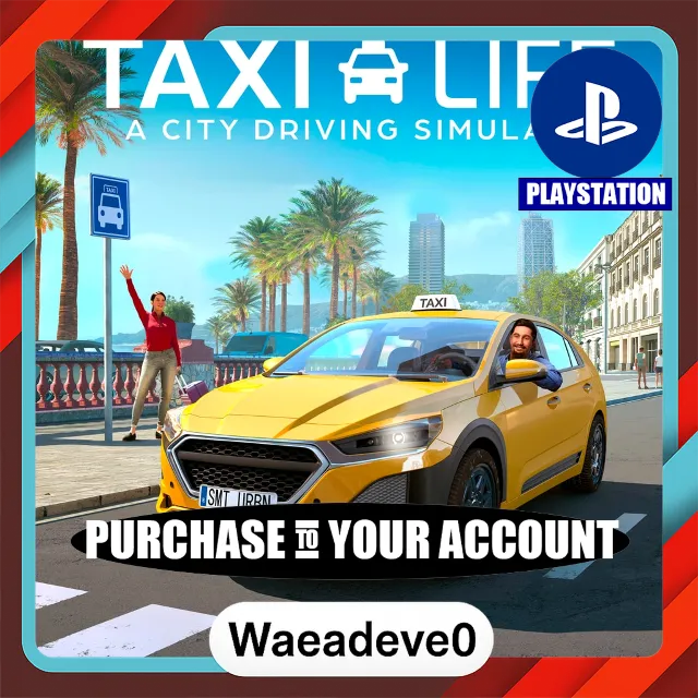 Taxi Life: A City Driving Simulator – PlayStation (PSN) – Purchase in Your Account