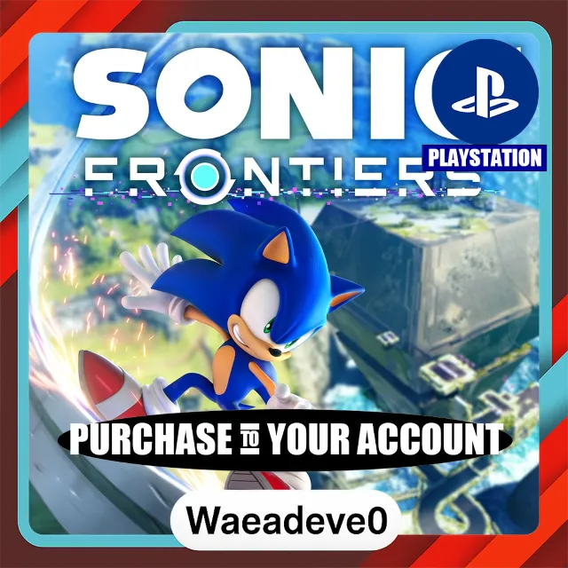 Sonic Frontiers PS4 &amp; PS5 – PlayStation (PSN) – Purchase in Your Account
