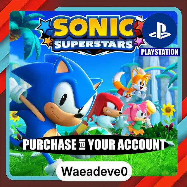 SONIC SUPERSTARS – PlayStation (PSN) – Purchase in Your Account