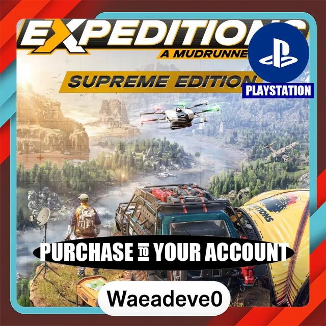 Expeditions: A MudRunner Game - Supreme Edition (PS4 &amp; PS5) – PlayStation (PSN) – Pur