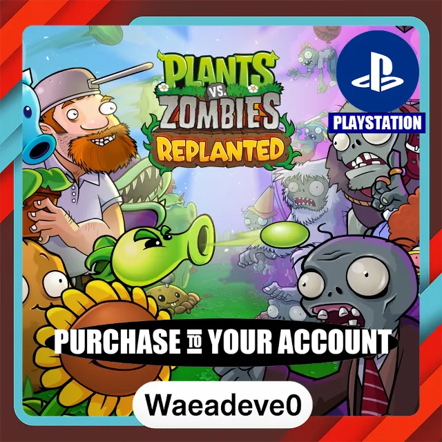 Plants vs. Zombies™: Replanted – PlayStation (PSN) – Purchase in Your Account