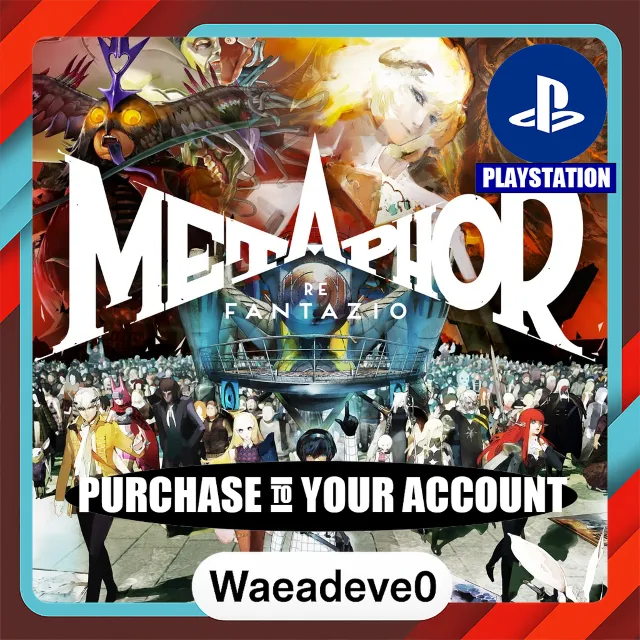 Metaphor: ReFantazio PS4 &amp; PS5 – PlayStation (PSN) – Purchase in Your Account