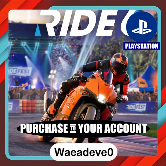 RIDE 6 – PlayStation (PSN) – Purchase in Your Account