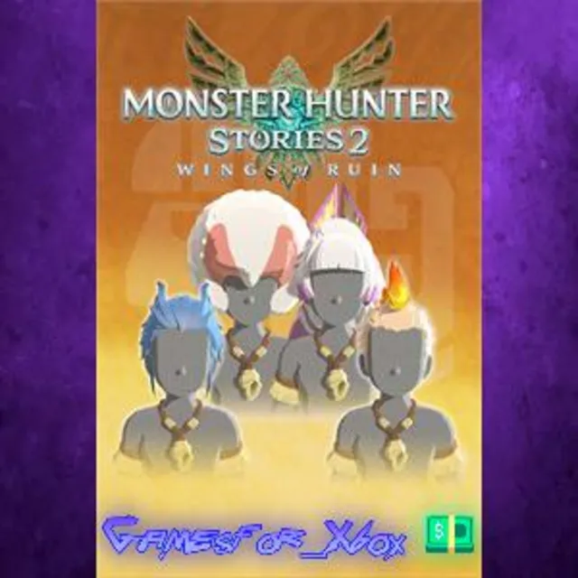 ☀️Monster Hunter Stories 2 Wings of Ruin - Rider Hairstyle Bundle XBOX DLC
