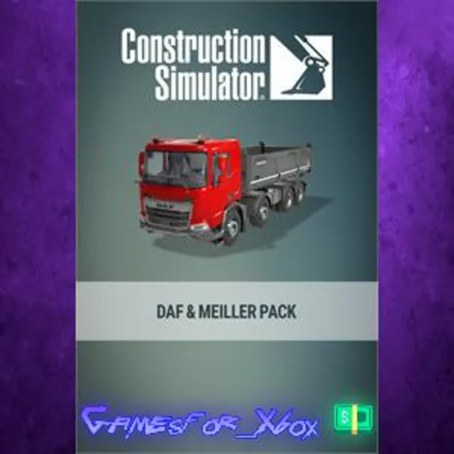 ☀️Construction Simulator - DAF &amp; MEILLER Pack XBOX DLC