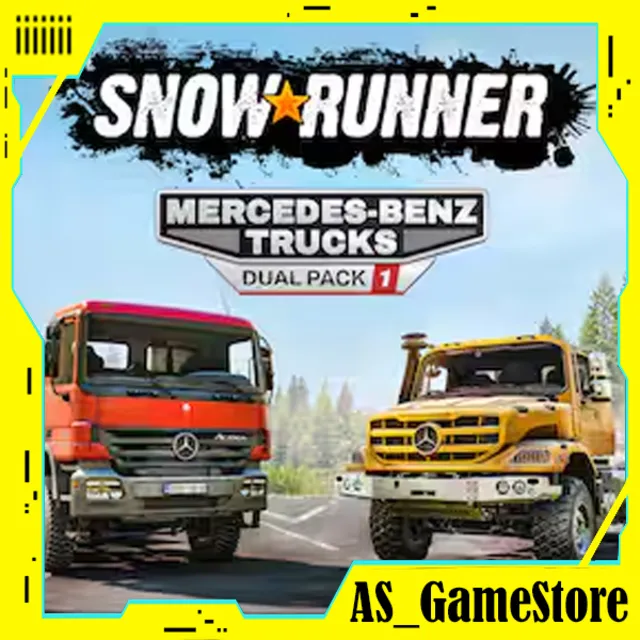 ⚫️SnowRunner - Mercedes-Benz Trucks Dual Pack 1 | ПК Epic Games EGS