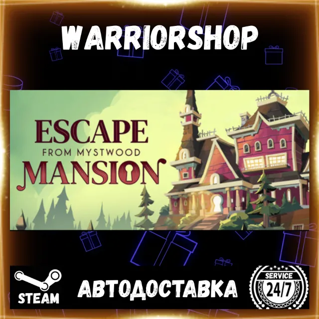Escape From Mystwood Mansion Выбор Региона Стим STEAM GIFT АВТО 24/7 ГАРАНТИЯ