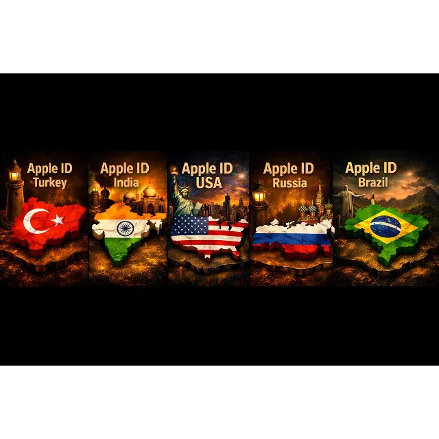 🔑 Apple ID 🌍 🇹🇷🇮🇳🇺🇸🇷🇺🇧🇷 | ⚡ Мгновенная доставка | 🔒 Без 2FA 🚀