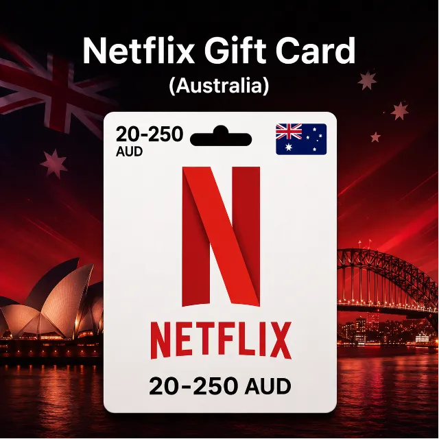 Netflix Gift Cards (Австралия) 20–250 AUD | Коды пополнения
