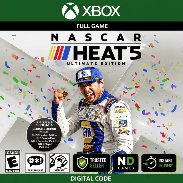 🔑 Ключ NASCAR Heat 5 Ultimate Edition Xbox One X|S &amp; Xbox Series X|S [Цифровой Код]