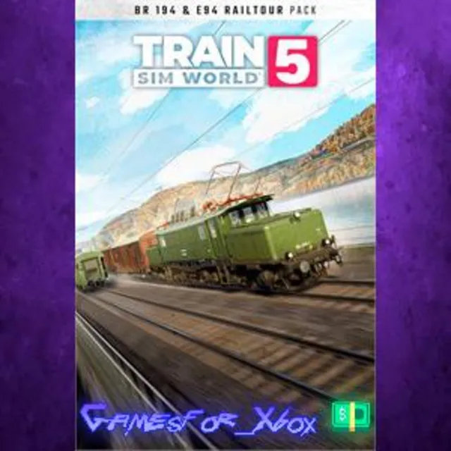 ☀️Train Sim World 5 BR 194 and E94 Railtour Pack XBOX DLC