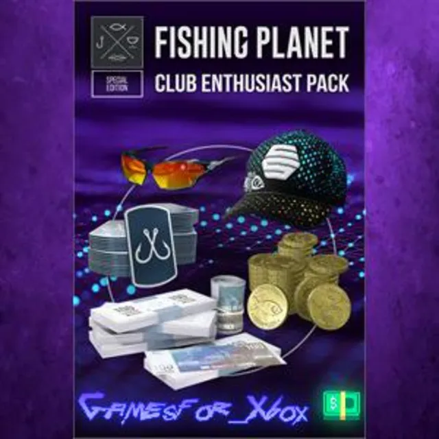 ☀️Fishing Planet Club Enthusiast Pack XBOX DLC