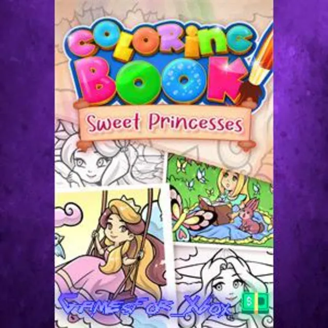 ☀️Coloring Book Sweet Princesses XBOX DLC
