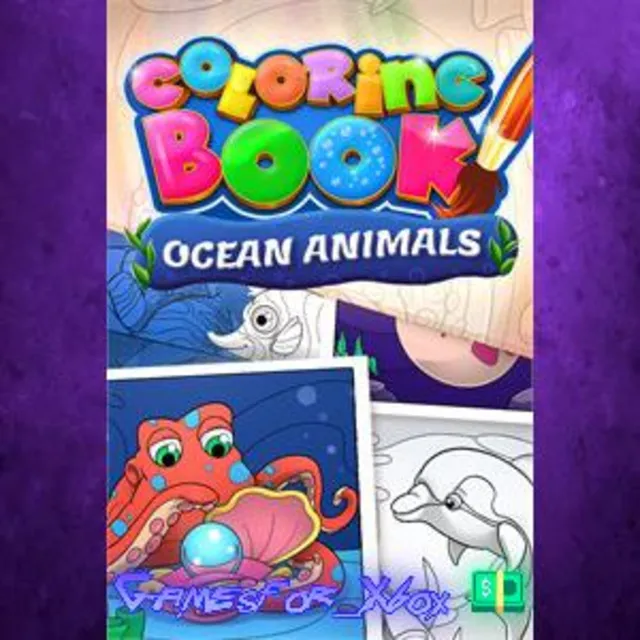 ☀️Coloring Book Ocean Animals XBOX DLC