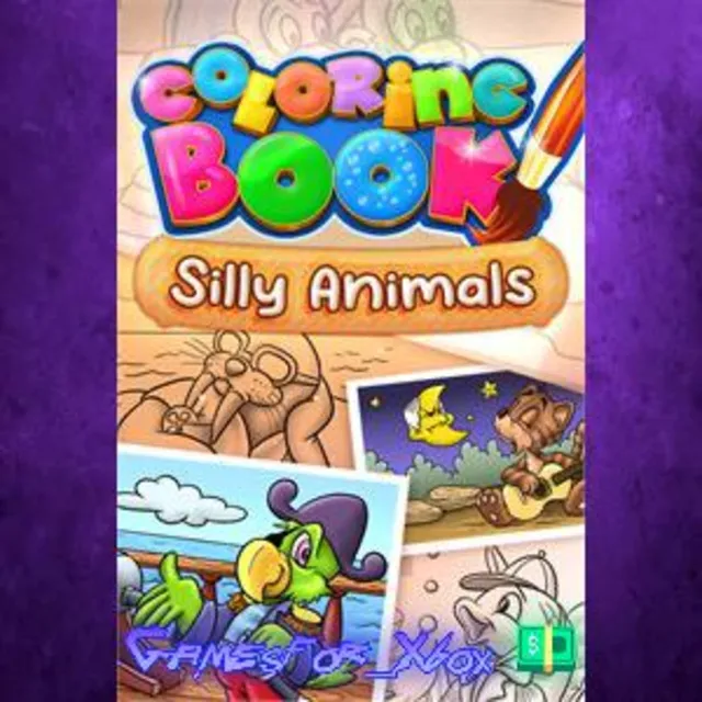 ☀️Coloring Book Silly Animals XBOX DLC